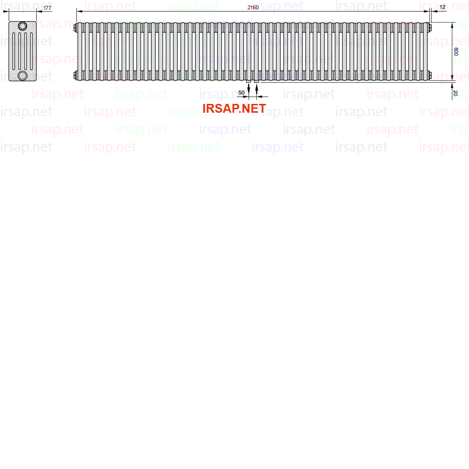 Радиатор IRSAP Tesi 50600/48 T50 CL 01